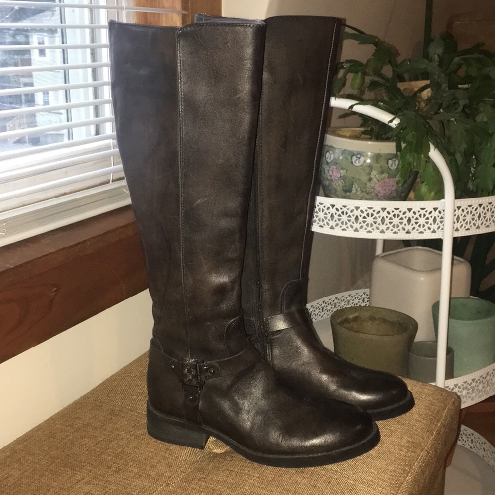 Vince Camuto Leather Riding Boots